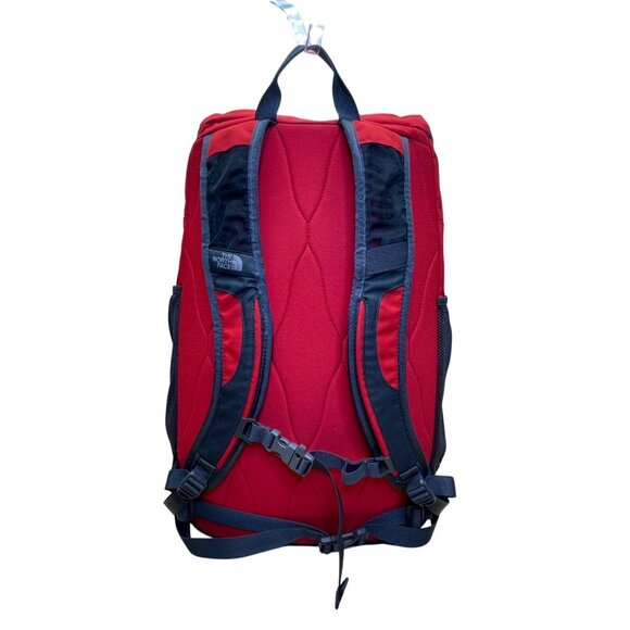 The North Face Unisex Red & Gray Nylon Multiple Compartments Sweeper Backpack - Picture 3 of 16